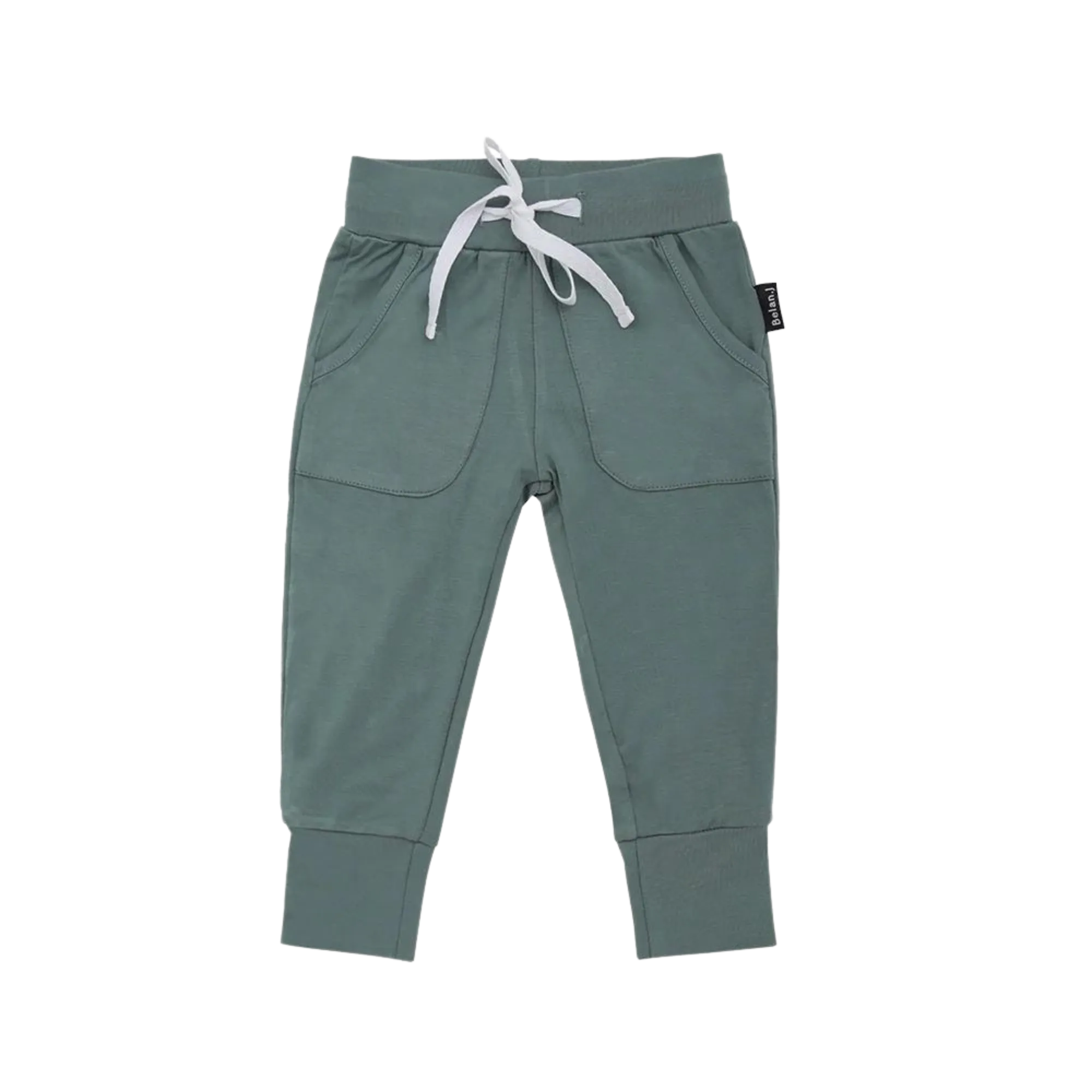 Pantalon Harem BELAN J à cordon - Vert feuillage