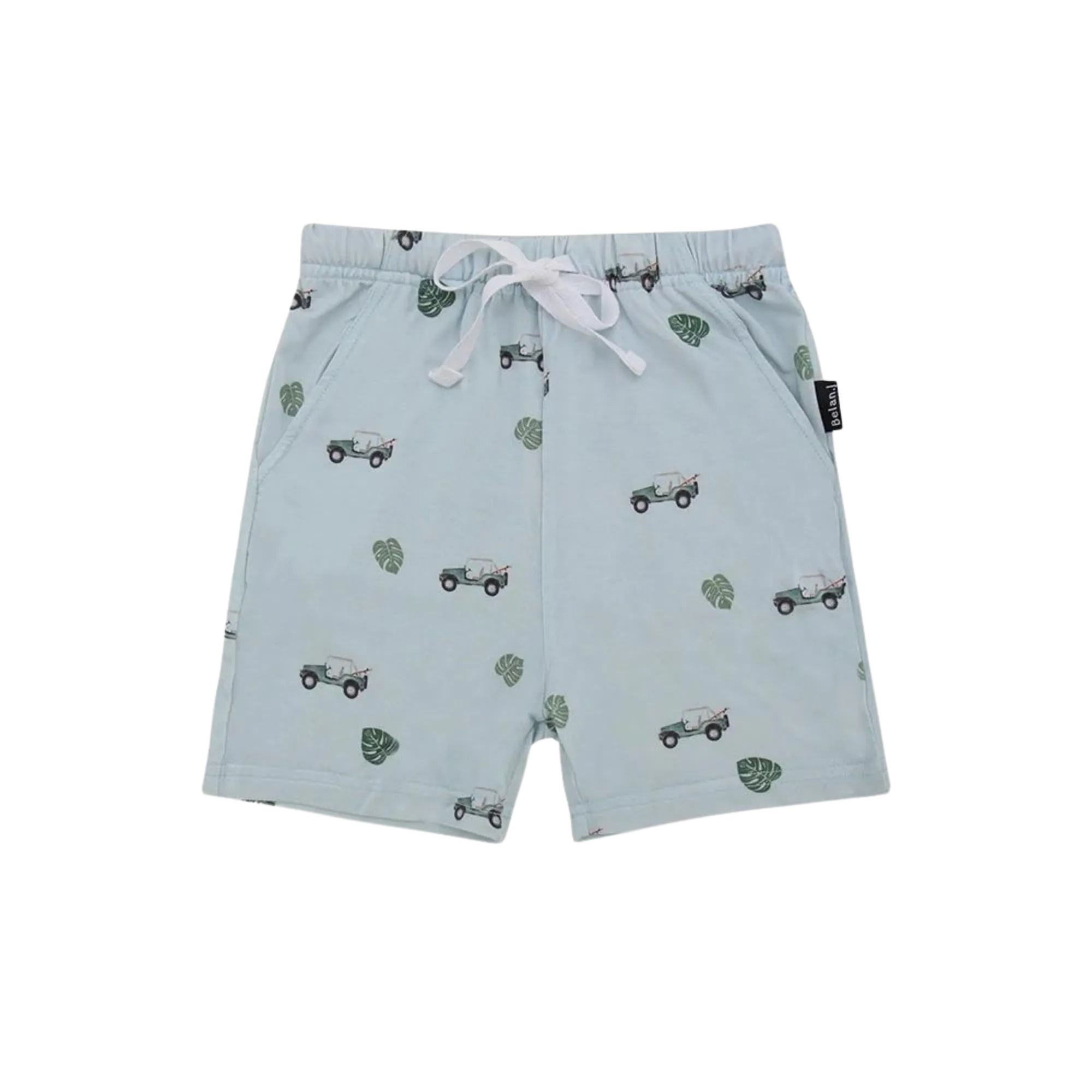 BELAN J Shorts Quotidiens - Jeep Vert