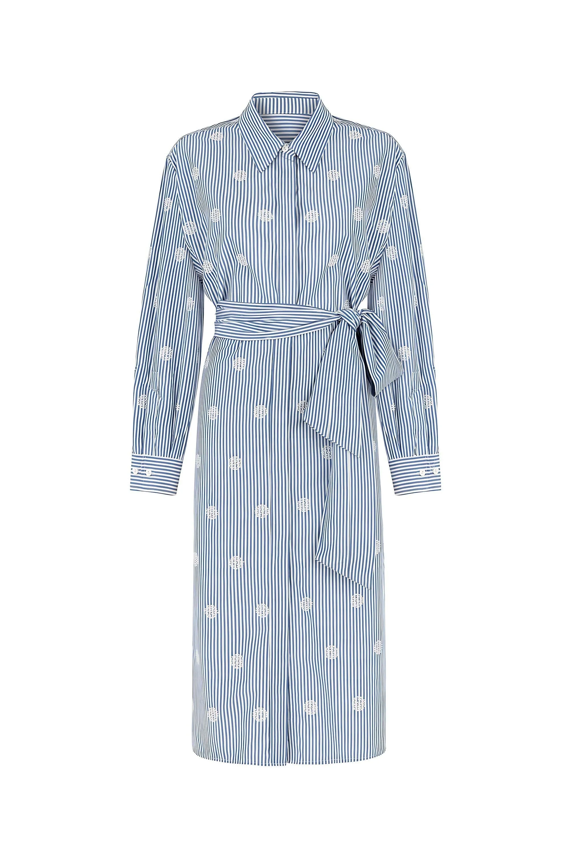 Robe chemise ceinturée