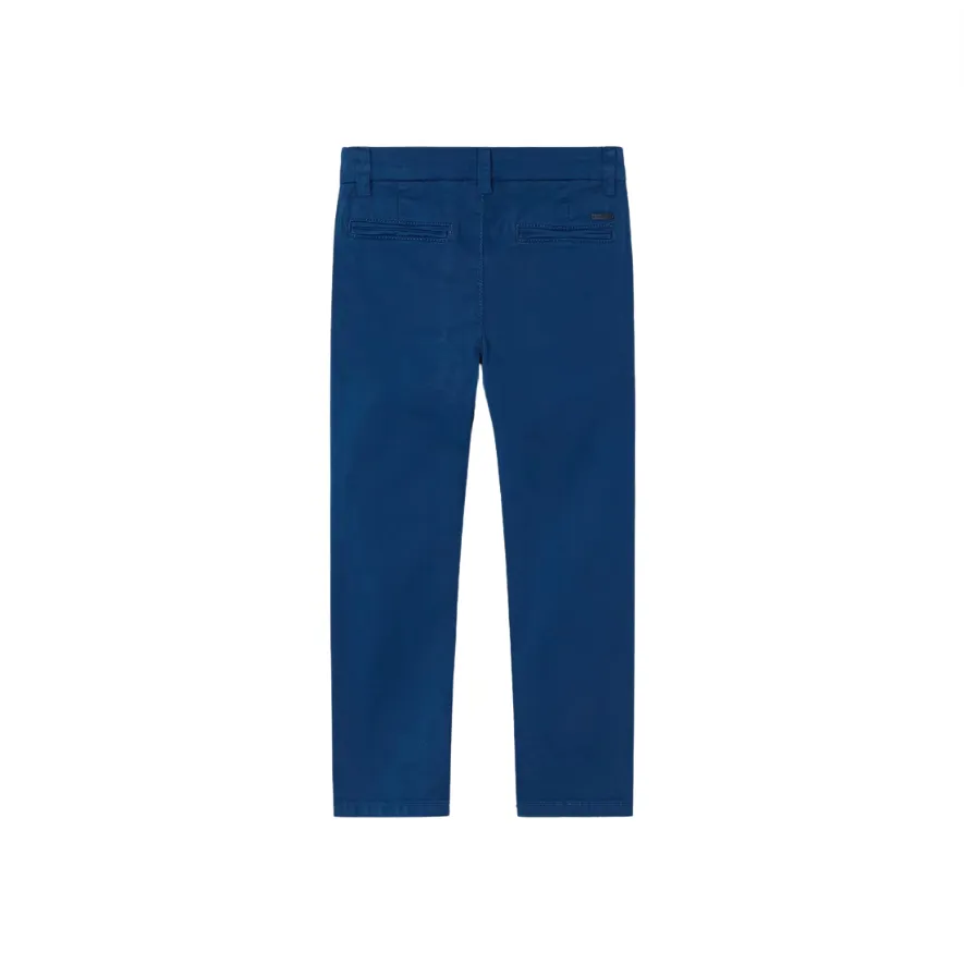 Pantalon Chino Slim en Coton de Qualité Supérieure - Cyan par Mayoral - VENTE FINALE