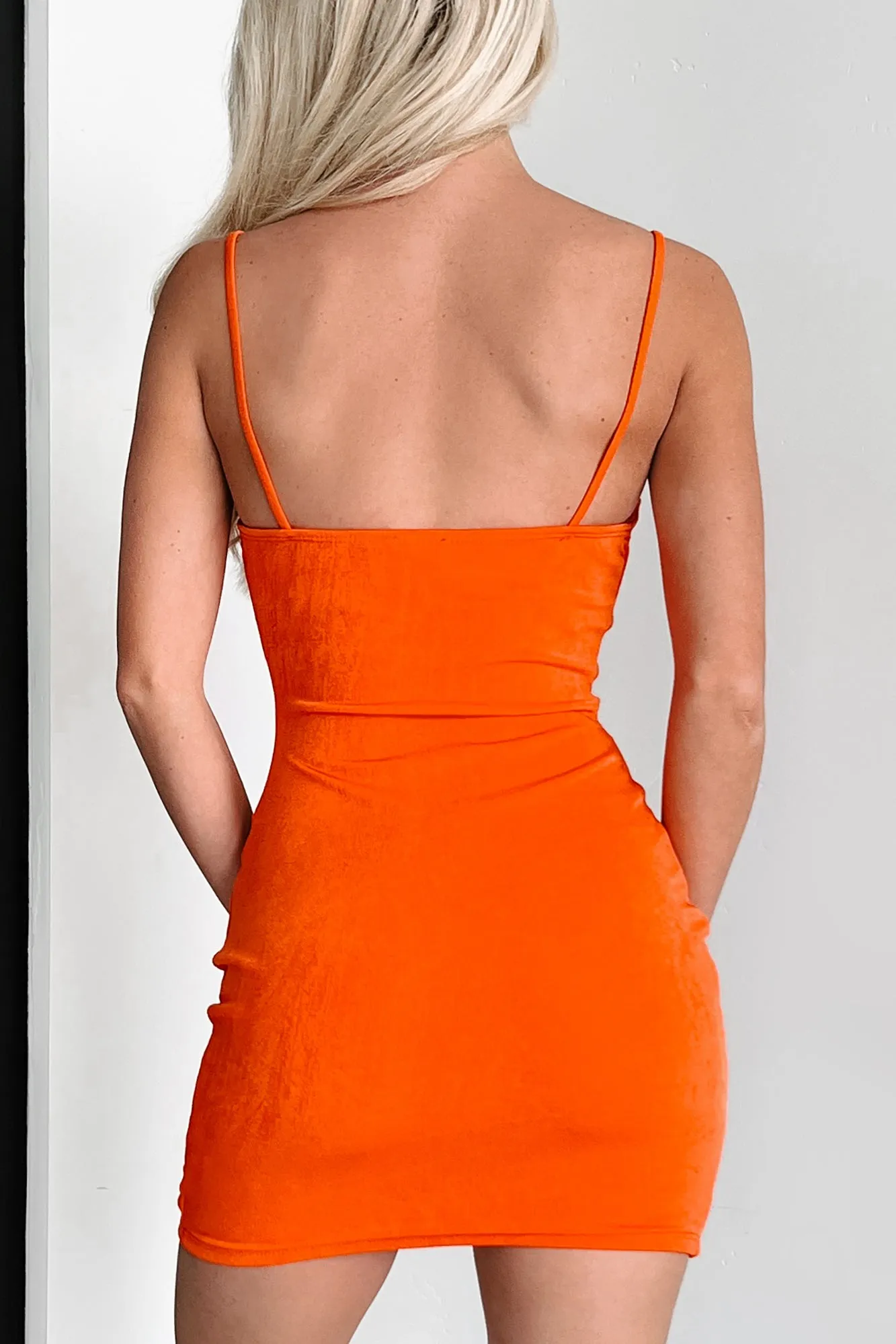 Robe body mini mieux habillée que vous (Orange)