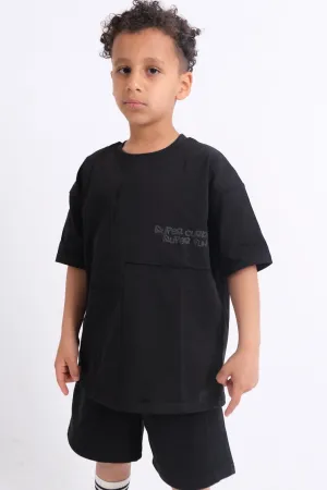 Short confortable noir
