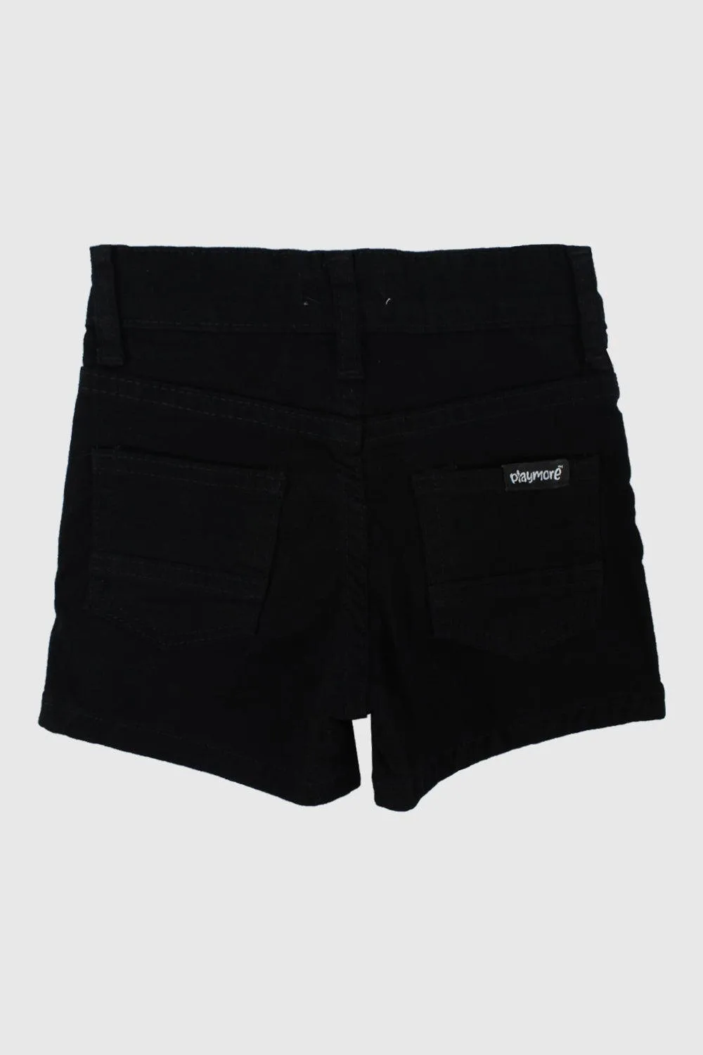 Short en Gabardine Noire
