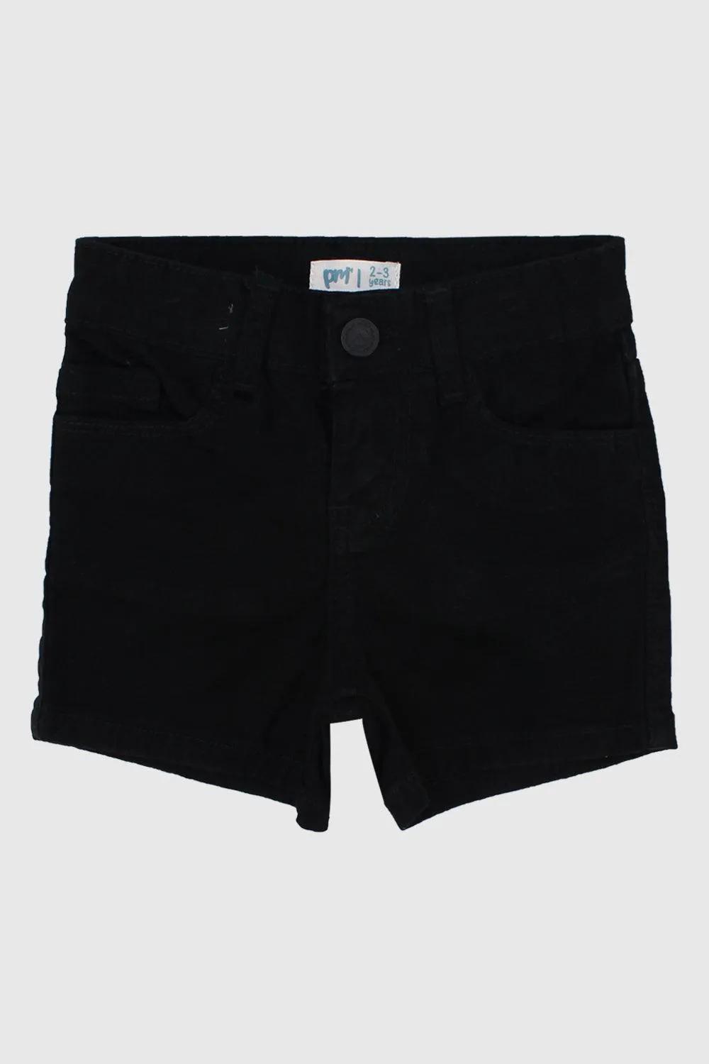 Short en Gabardine Noire
