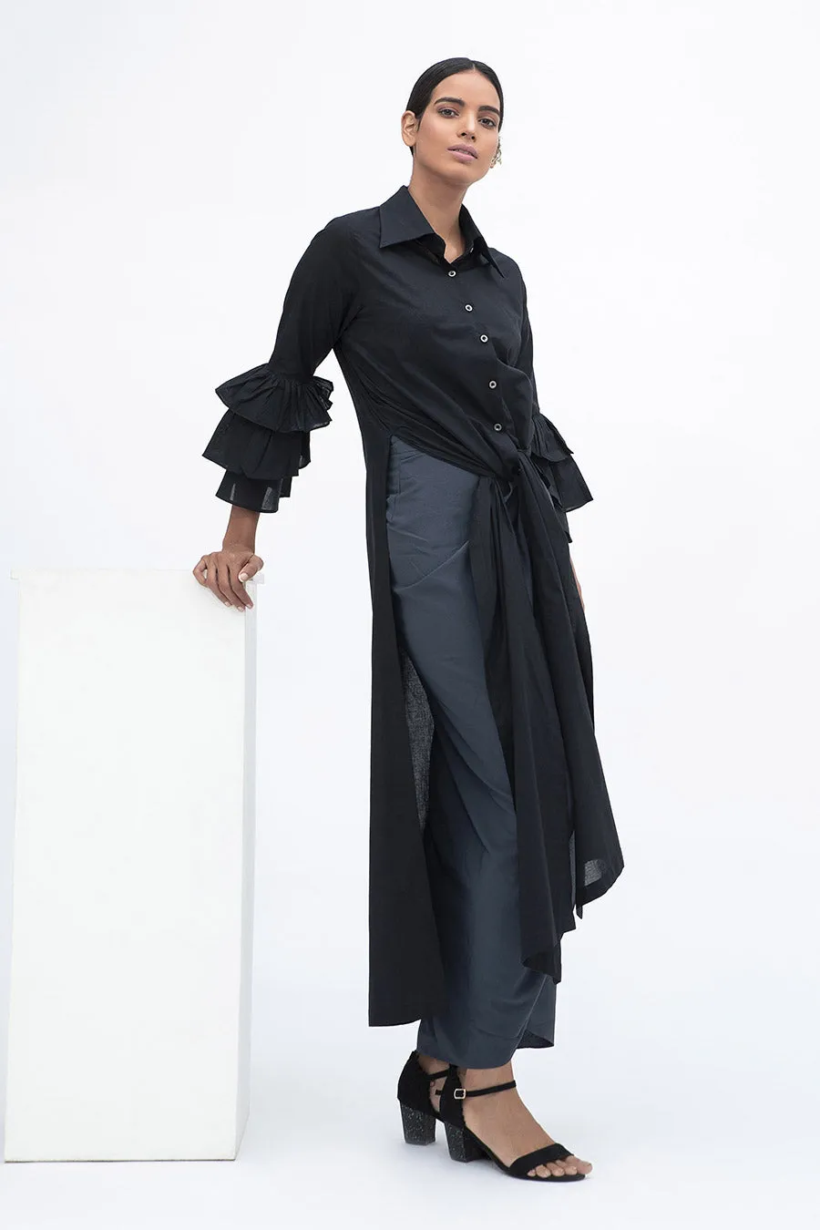 Chemise Lounge Black Knot