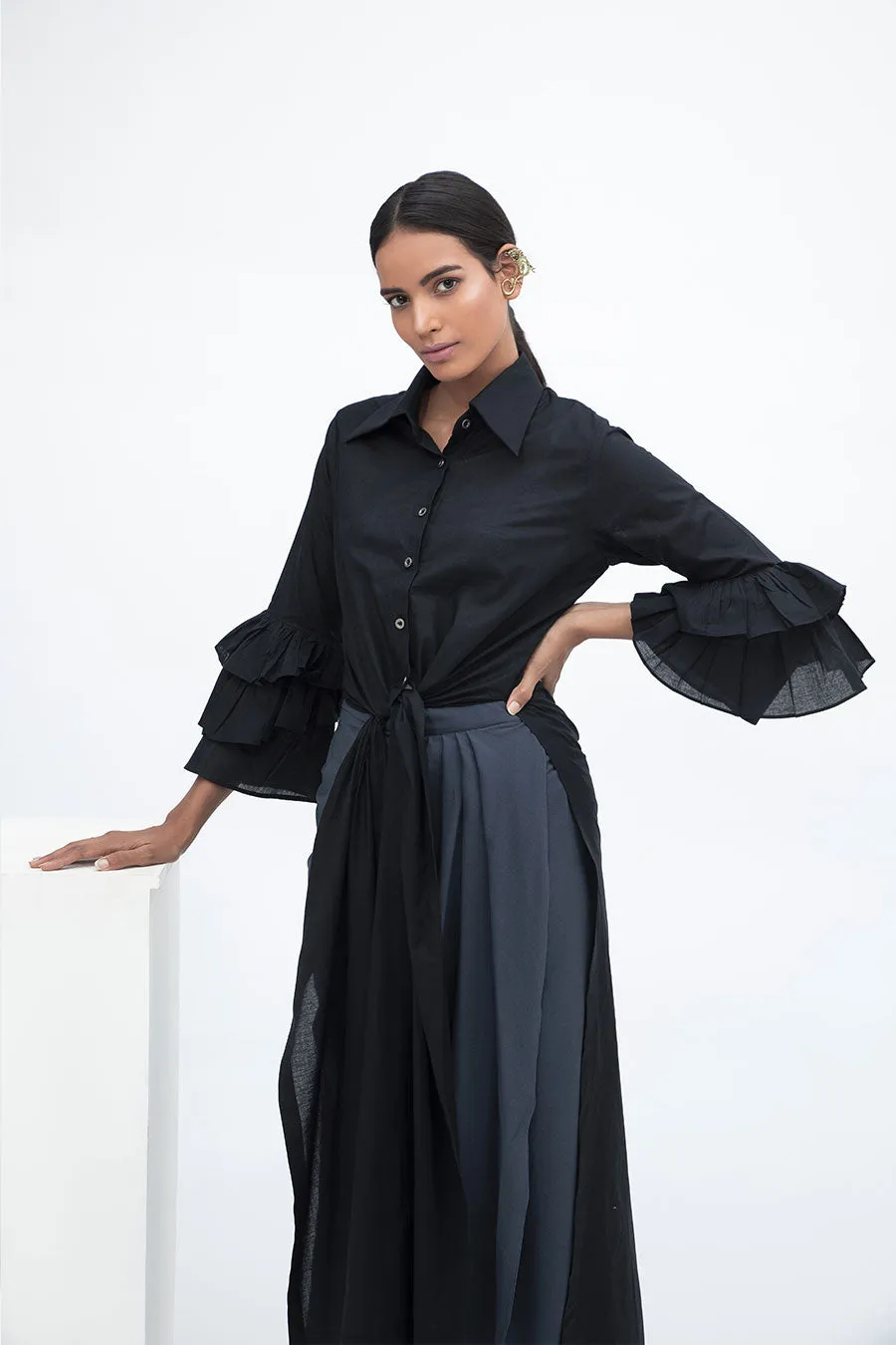 Chemise Lounge Black Knot