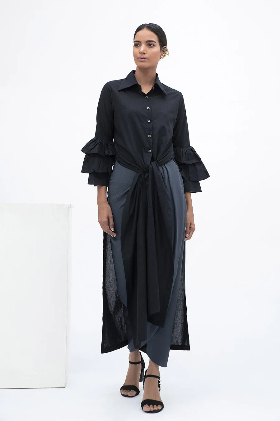 Chemise Lounge Black Knot