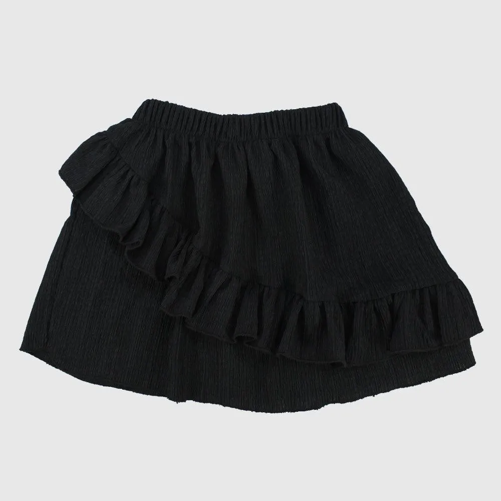 Jupe froncée noire