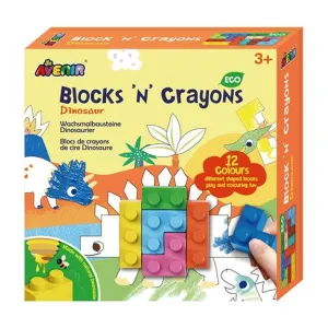 Dinosaures en Blocs et Crayons