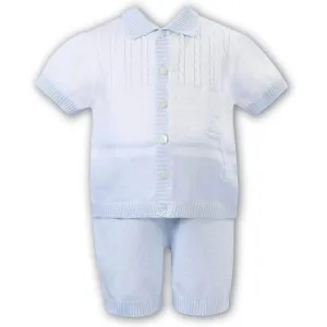 Ensemble Tricoté Bleu Bleu