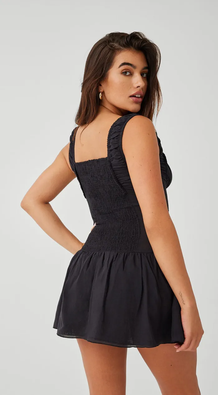 Robe Mini Christa Bleue ou Noire par Frankie's Bikinis