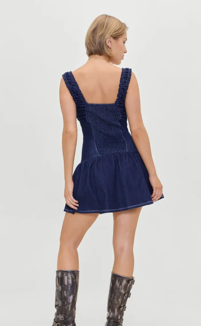 Robe Mini Christa Bleue ou Noire par Frankie's Bikinis