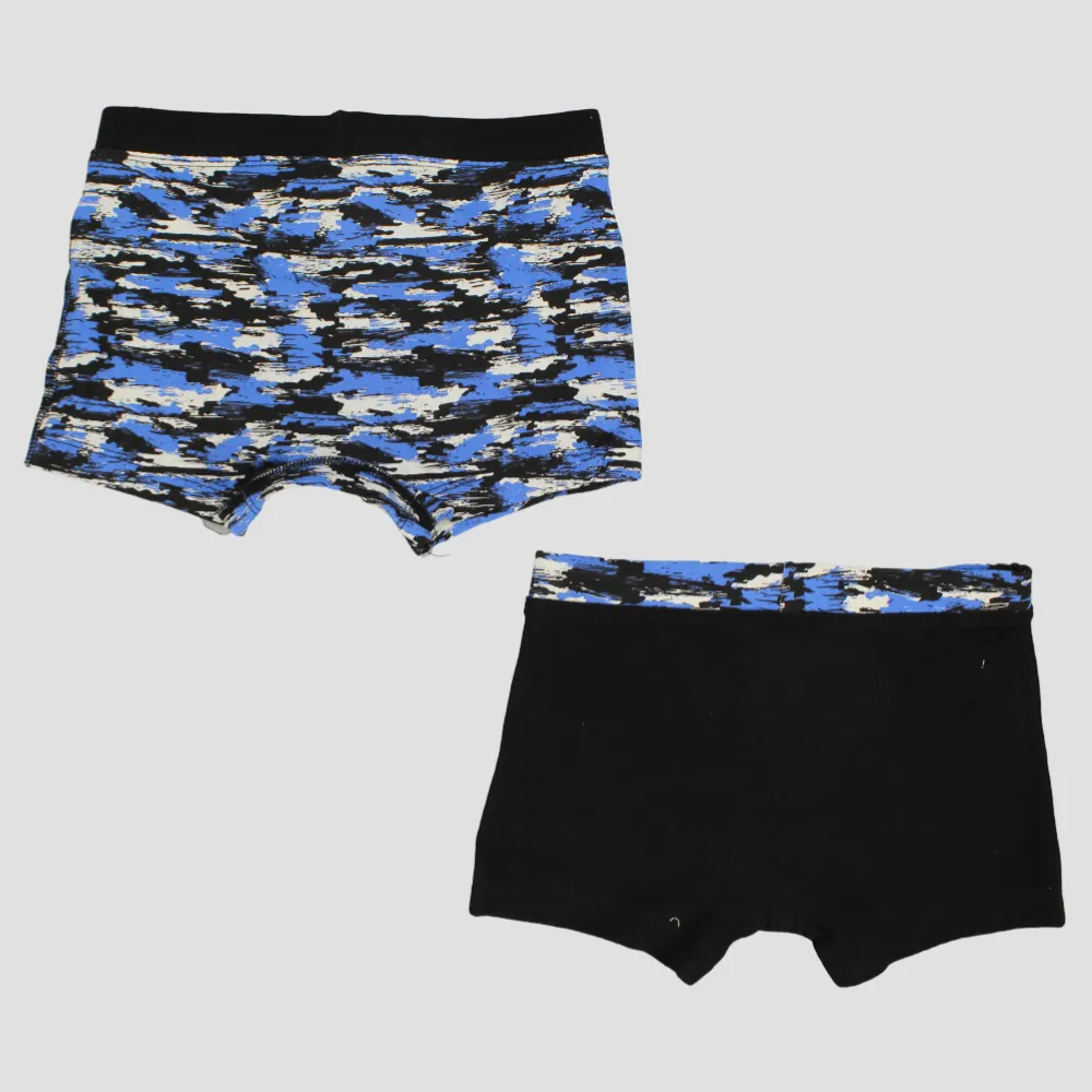 Boxer Bleuâtre (Lot de 2)