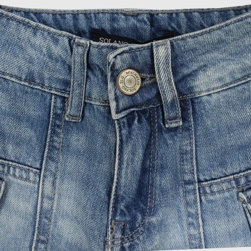 Shorts en Jean Bleuâtre