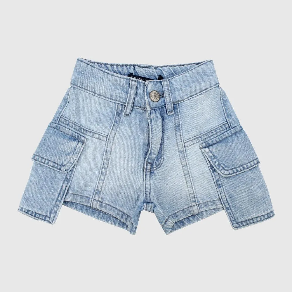 Shorts en Jean Bleuâtre