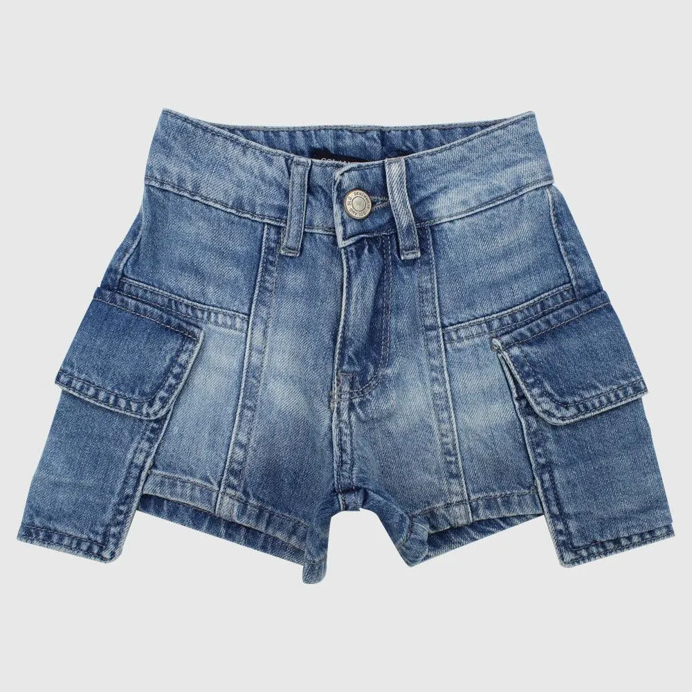 Shorts en Jean Bleuâtre
