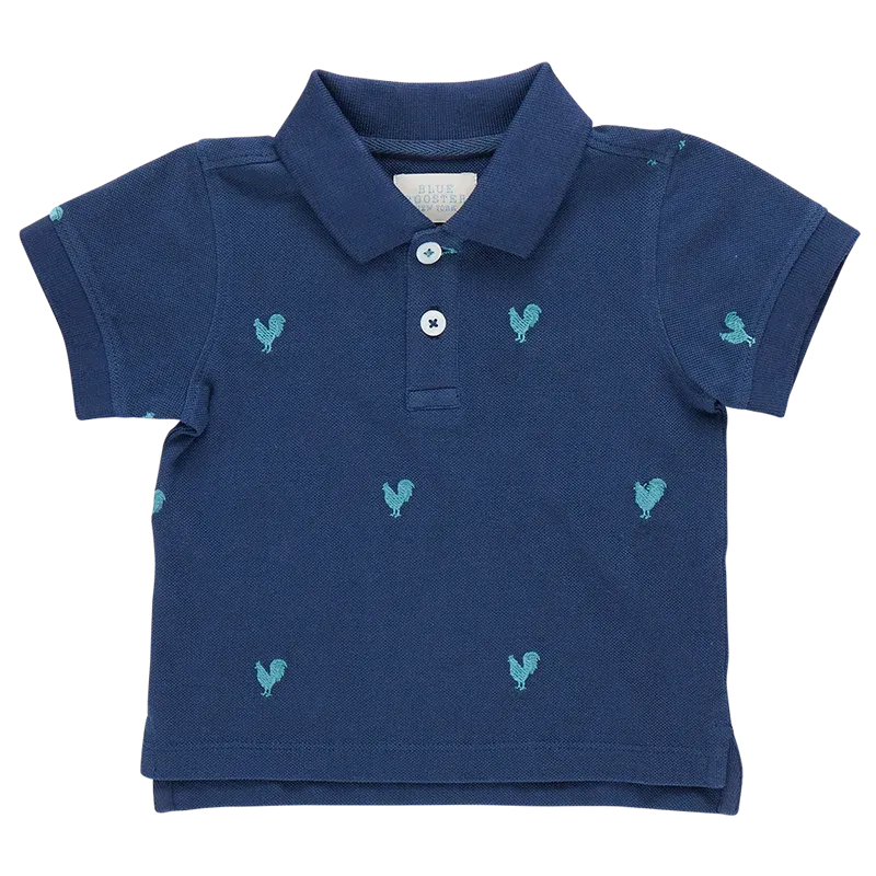 Chemise Alec pour garçons - Broderie Coq