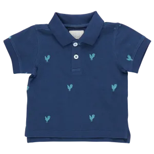 Chemise Alec pour garçons - Broderie Coq