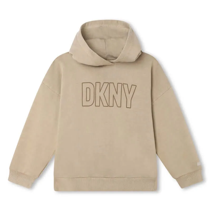 Sweat à capuche beige pour garçons