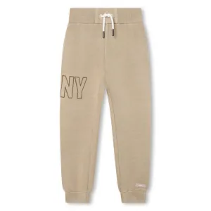 Pantalons de jogging beige pour garçons