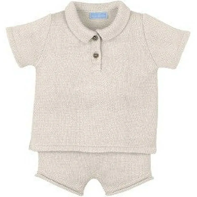 Ensemble de Polo Beige pour Garçons