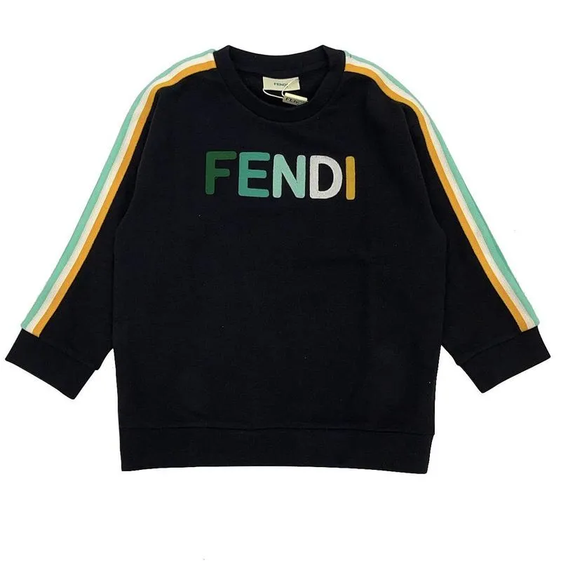 Sweat-shirt Fendi Noir avec Logo pour Garçons