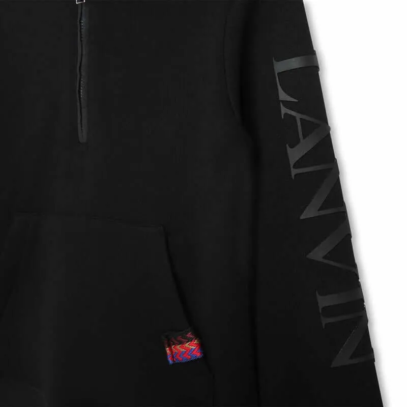 Sweat à capuche noir pour garçons