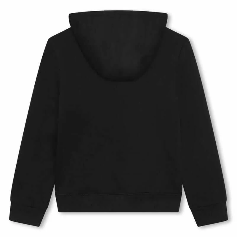 Sweat à capuche noir pour garçons