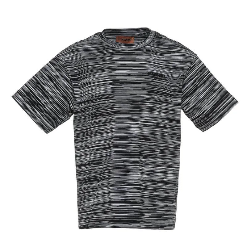 T-shirt pour garçon Noir/Blanc