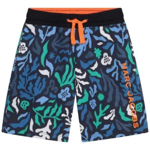 Short imprimé algues bleues pour garçons