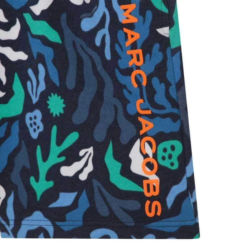 Short imprimé algues bleues pour garçons