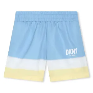 Short de bain pour garçons Bleu & Bloc Citron