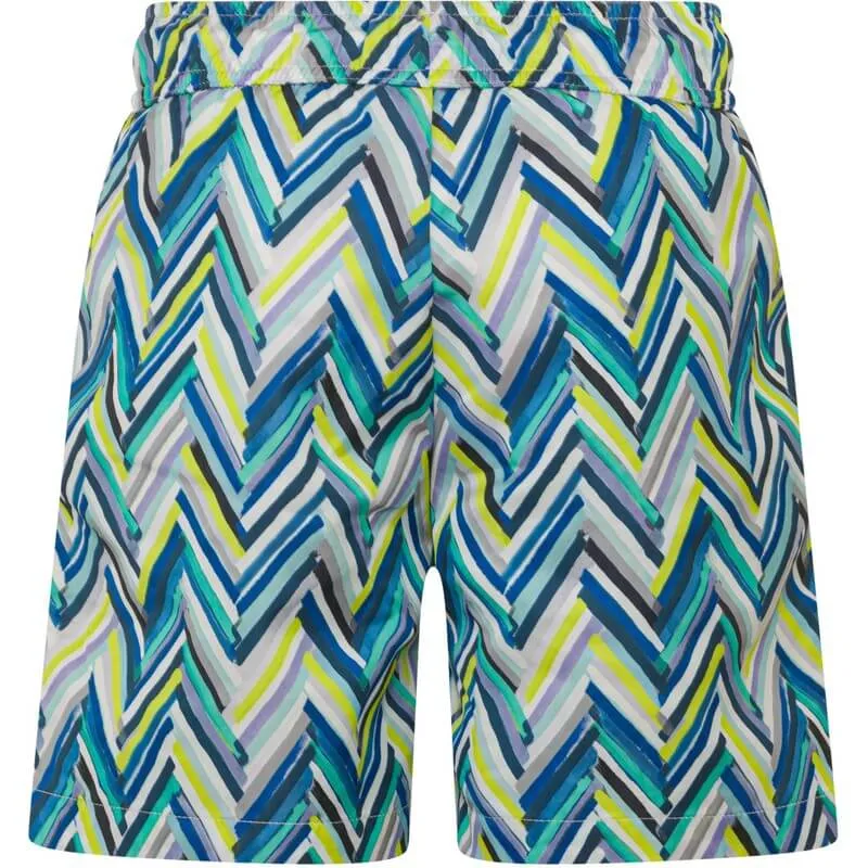 Short de bain pour garçons à zigzag bleu et jaune