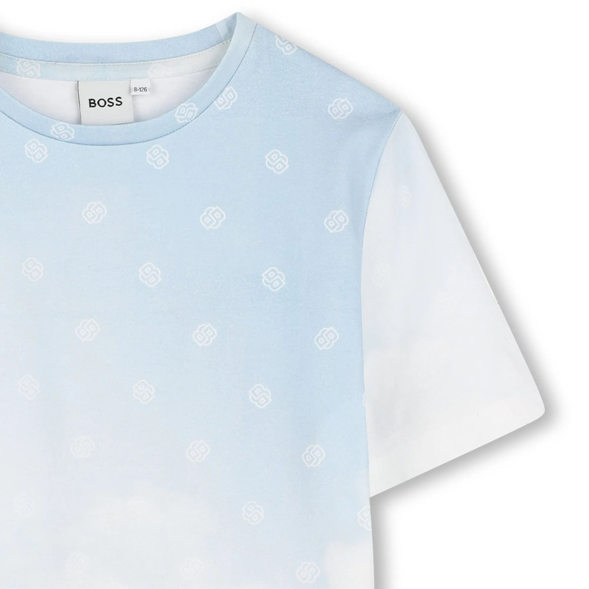 T-shirt Garçon Bleu Nuage