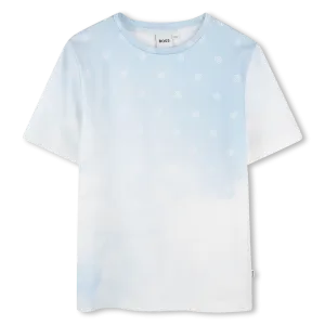 T-shirt Garçon Bleu Nuage