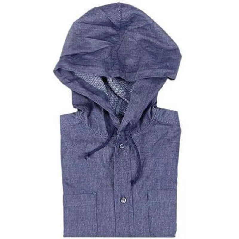 Pull à capuche en coton bleu pour garçons