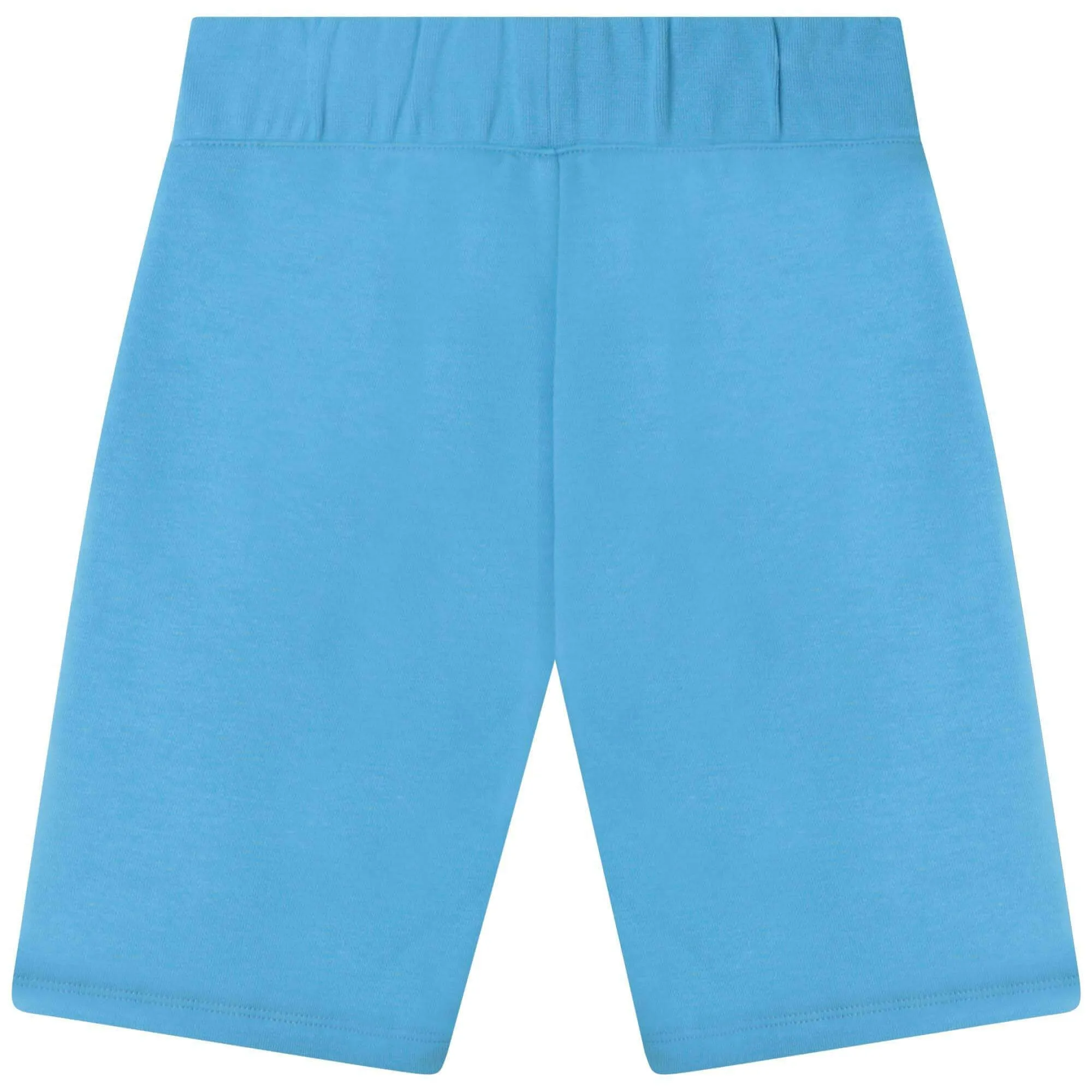 Shorts en coton bleu avec logo pour garçons
