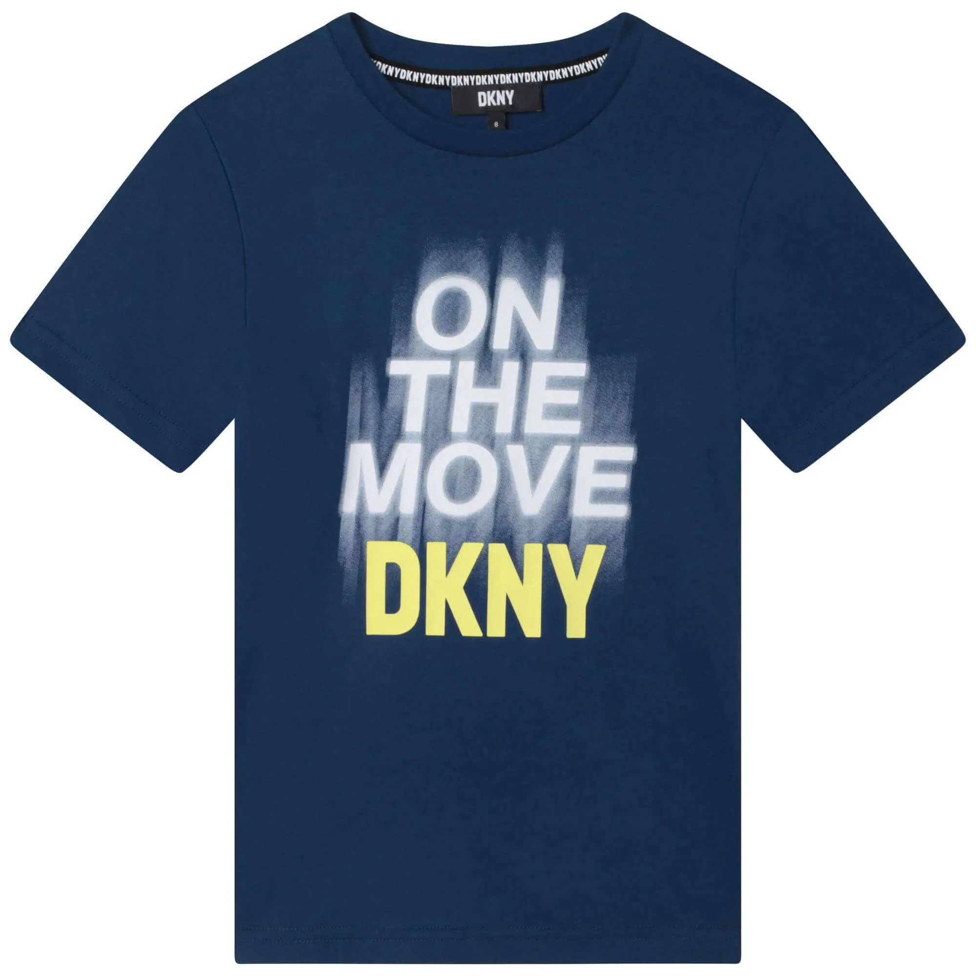 T-shirt en coton bleu pour garçons