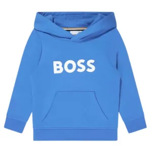 Sweat à capuche bleu pour garçons