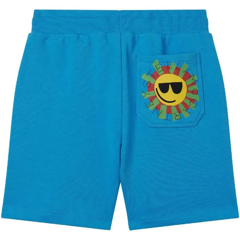 Short en Mailot Bleu pour Garçons