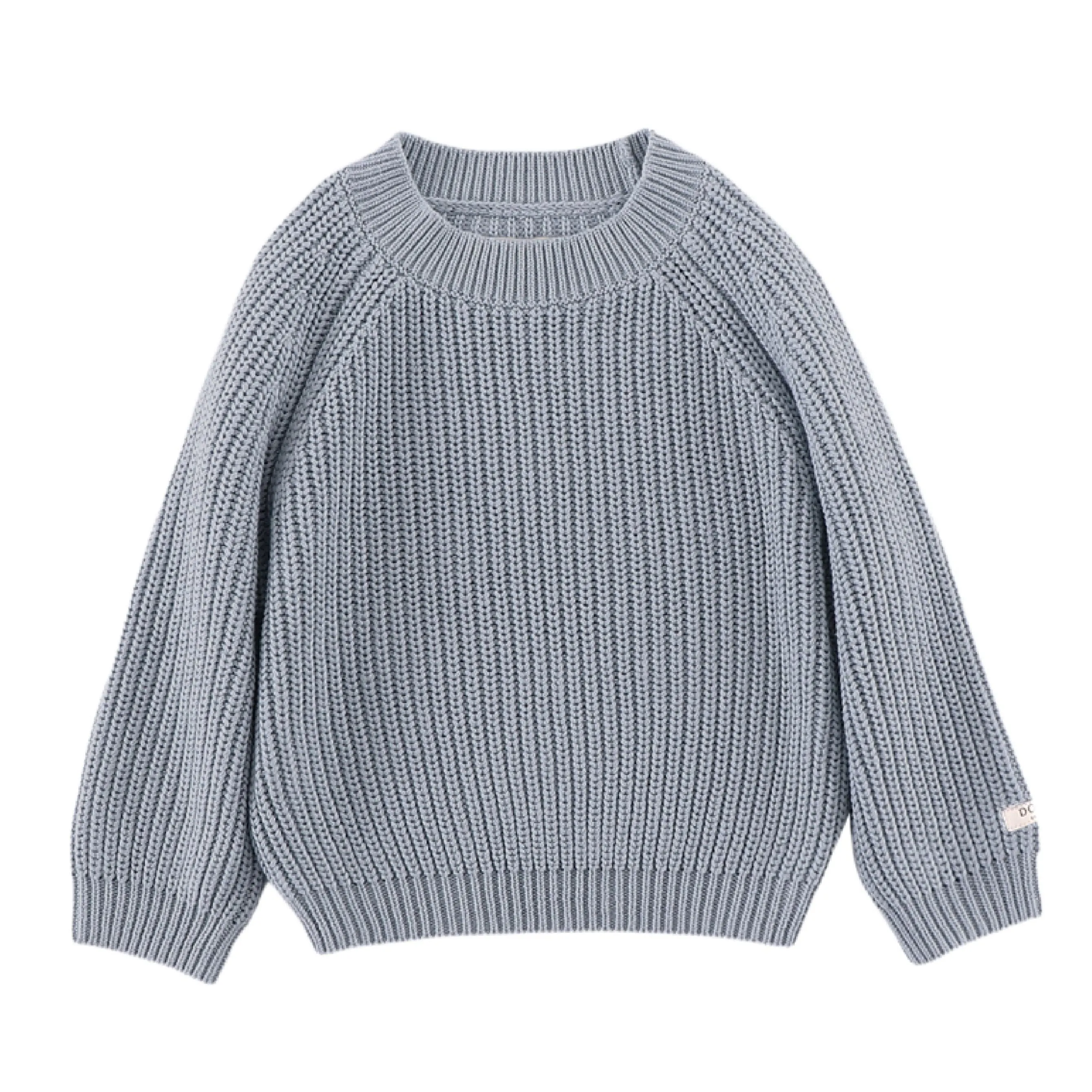 Pull en jade tricoté bleu pour garçons
