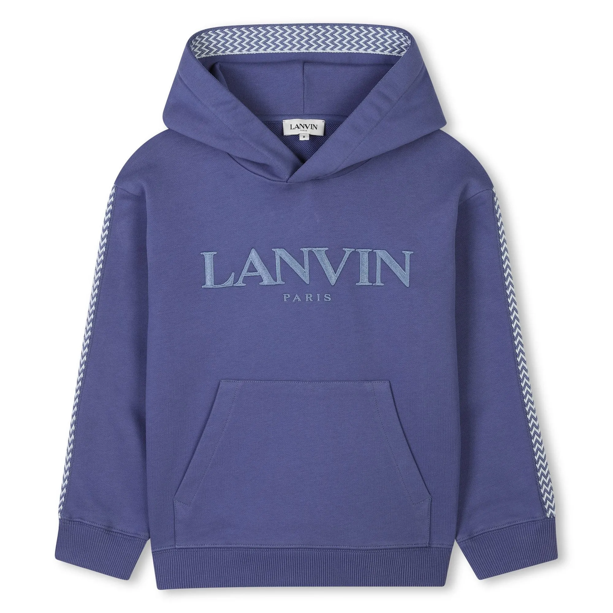 Sweat à capuche bleu pour garçons avec logo