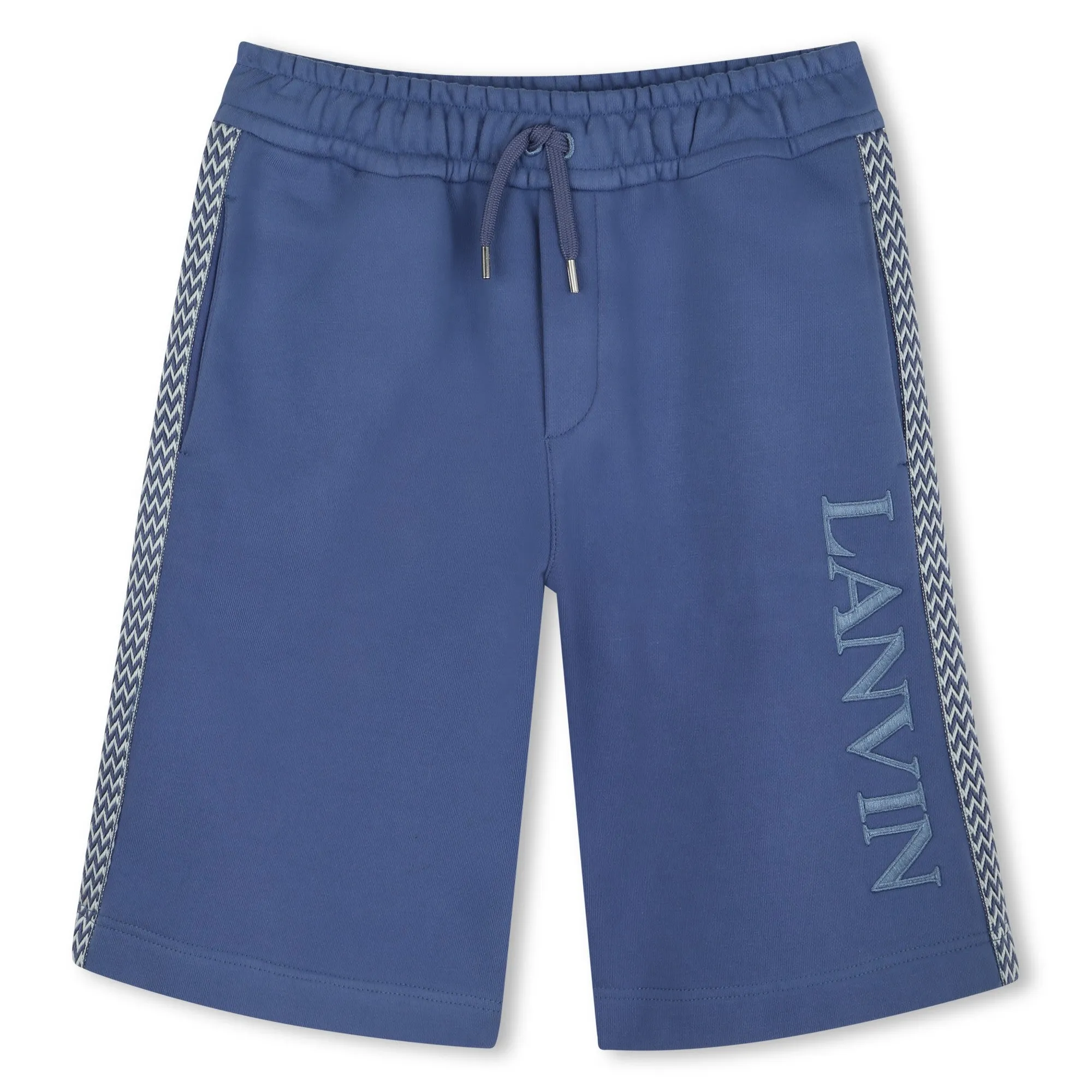 Short Bleu Logo Garçon