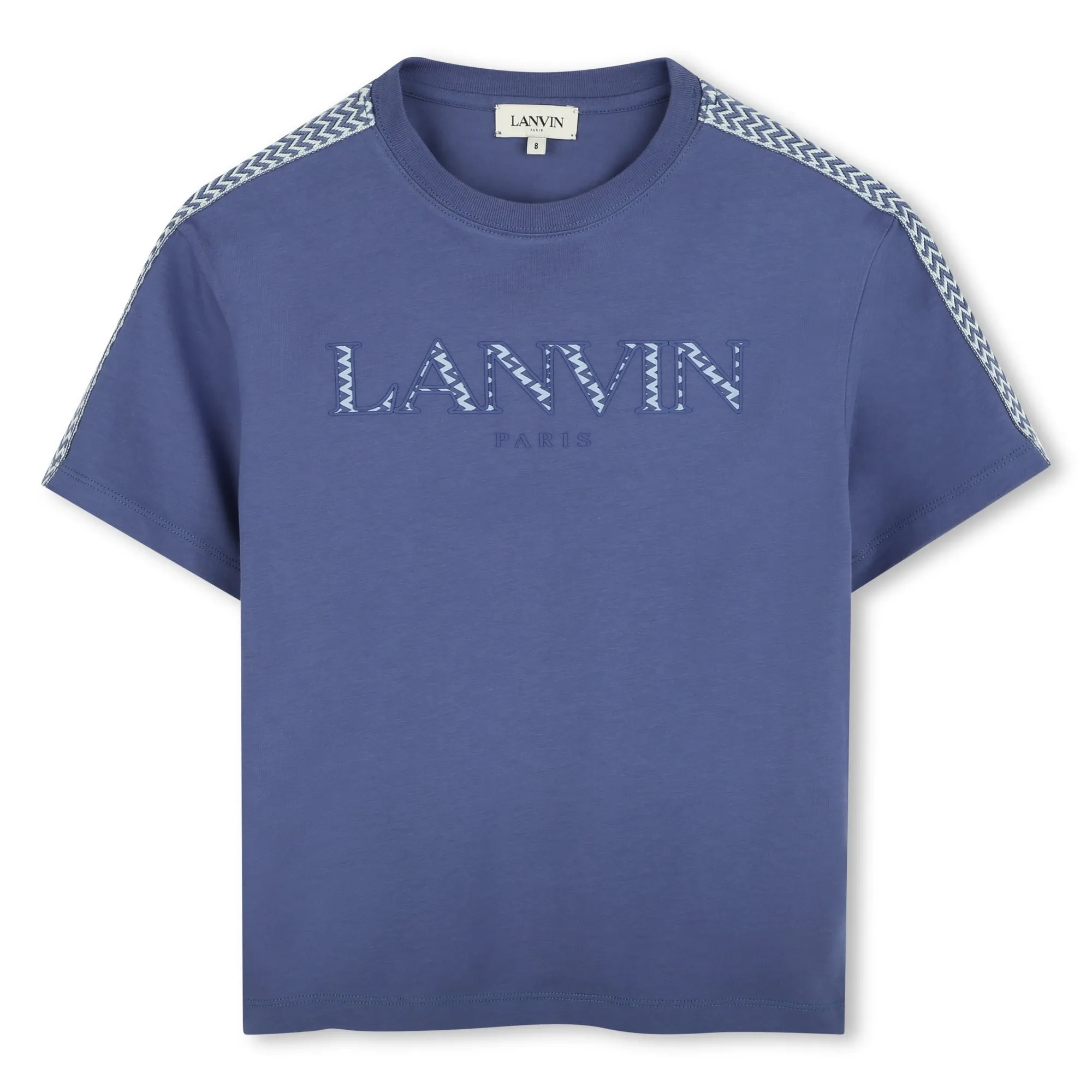 T-shirt pour garçons avec logo bleu