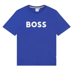 T-shirt pour garçons avec logo bleu