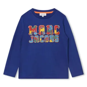 Haut en Coton Biologique Bleu pour Garçons
