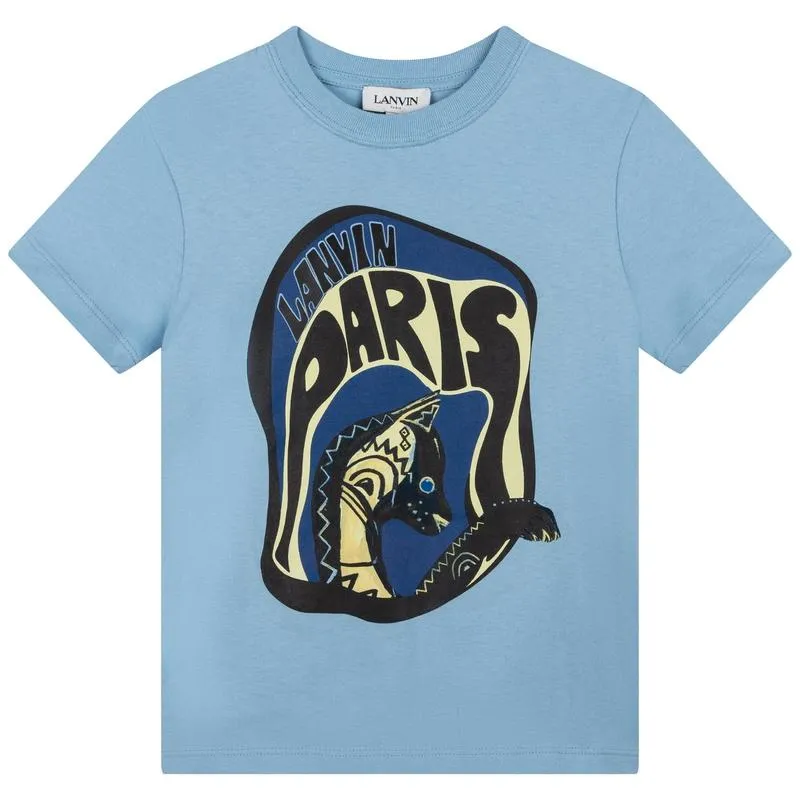 T-shirt Paris Bleu pour Garçons