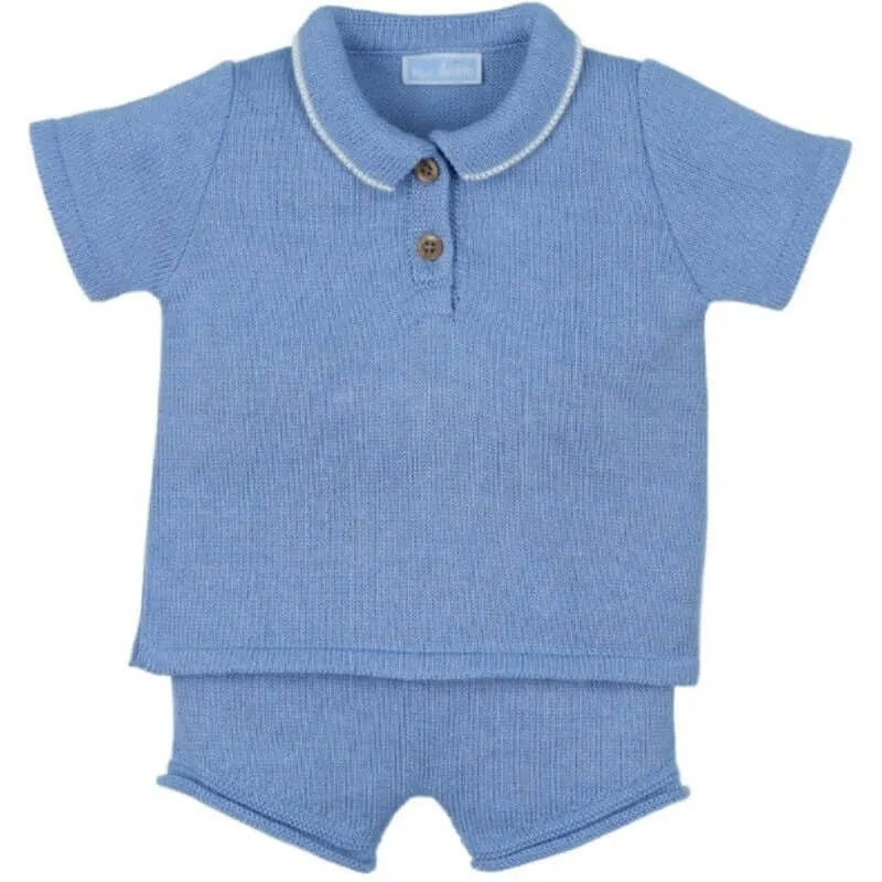 Ensemble Polo Bleu et Short pour Garçons