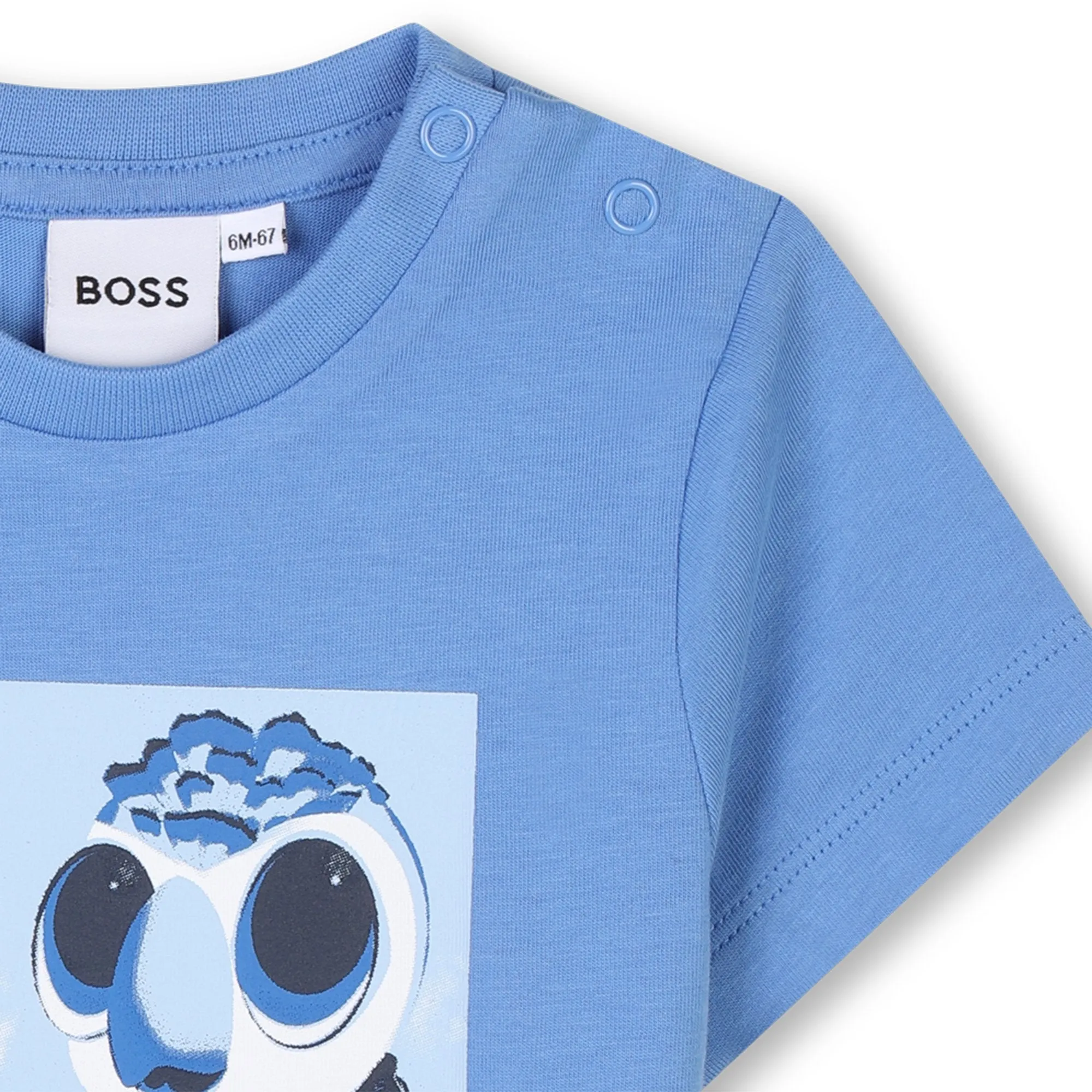 T-shirt à manches courtes bleu pour garçons