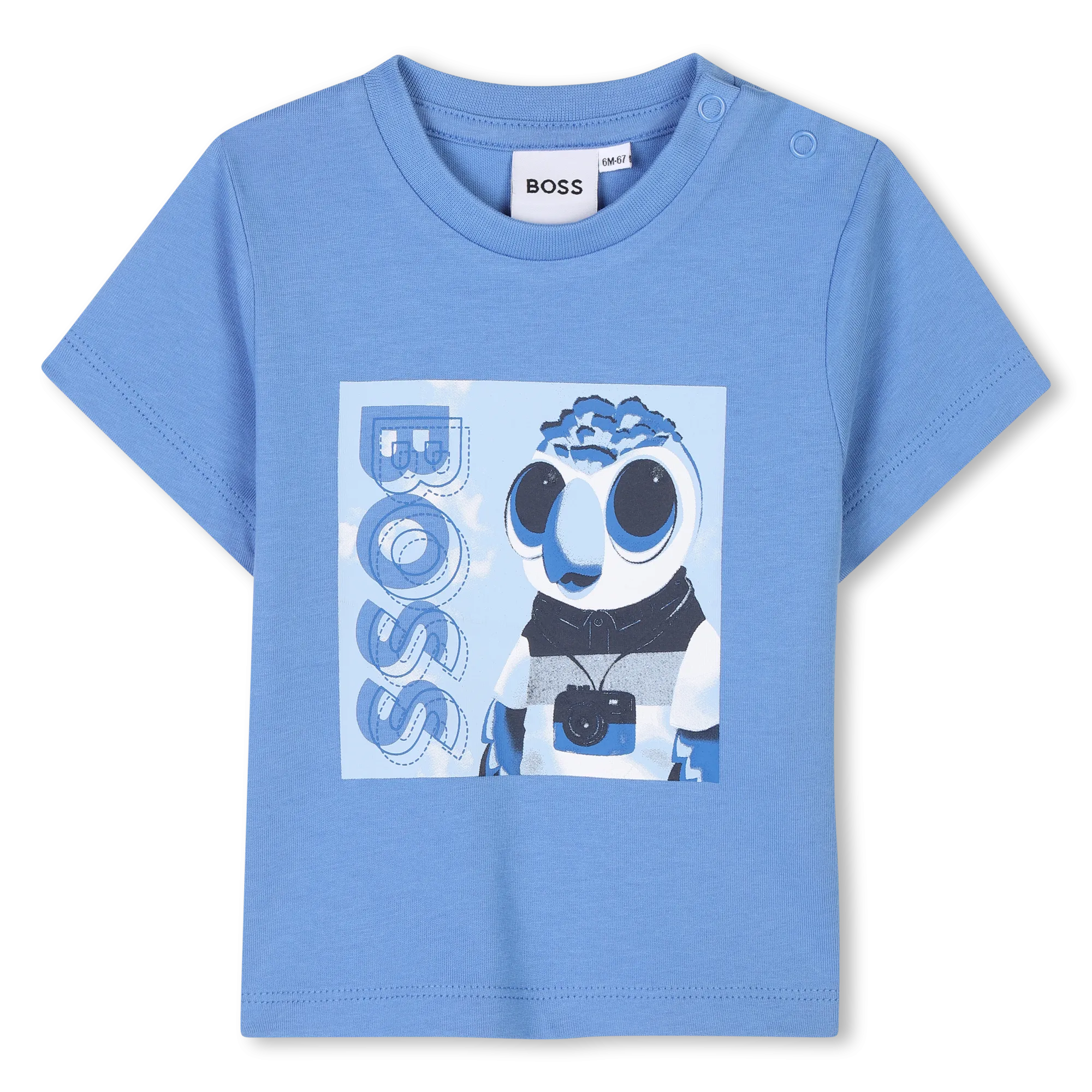 T-shirt à manches courtes bleu pour garçons